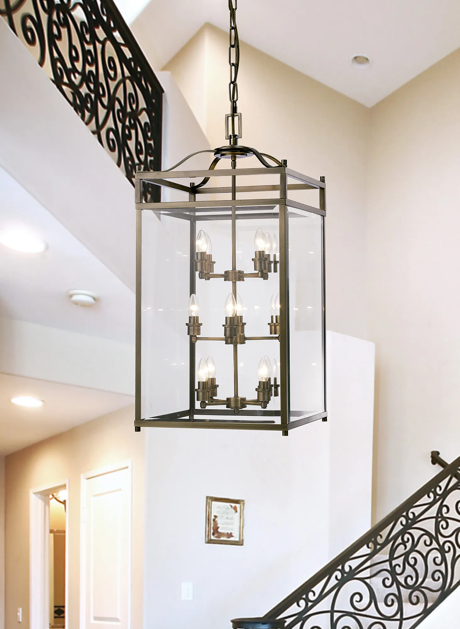 Eaton Antique Brass Ceiling Lights Diyas Lantern Ranges